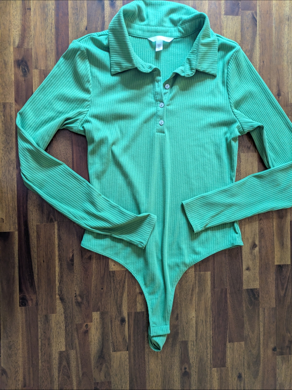 H&M, Green Bodysuit, Size M